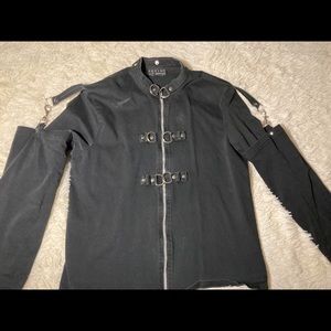 Vintage Lip Service Fetish Bondage Jacket Medium